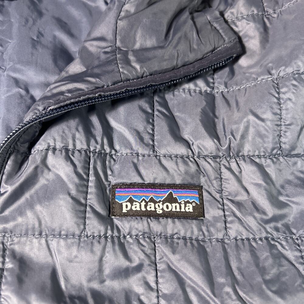 Patagonia Nano Puff Jacket Mens Small 84212 Navy Quilted Puffer Coat Outdoors - Picture 6 of 16